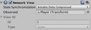 unity networkview component